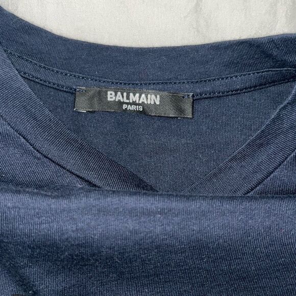 BOYS BALMAIN NAVY SHIRT 6A - Picture 3 of 7